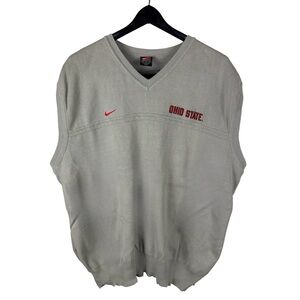Vintage 2000s Nike Ohio State Buckeyes Pullover Sweater Vest Size XL